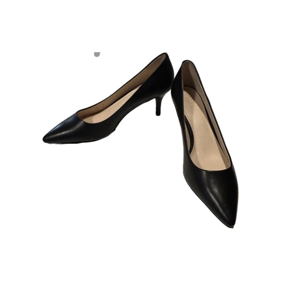 Cole Haan Kyle Black Leather Pumps Size 7 - Picture 2 of 7
